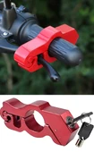 DailyTech Motosiklet Scooter Fren Kilidi Alüminyum Anahtarlı Güvenlik Kilidi Gidon thumbnail 4