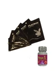 bzrv Playboy Lubricated Gel 5 X 5ml Jel + 10lu ShogunX Erkeklere Özel thumbnail 1