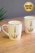 Tabak Evi Porselen Natura Marinum Kulplu Mug Kupa 9cm 220ml 2 li thumbnail 4