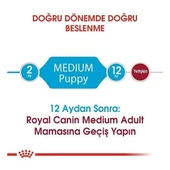 Royal Canin Medium Puppy Yavru Köpek Maması  0 - 1 Yaş 4 Kg thumbnail 3