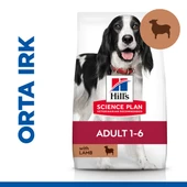 Hills Kuzu Etli Orta Irk Yetişkin Köpek Maması  12+2 Kg Hediyeli thumbnail 1