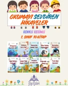 1. Sınıf Okumayı Sevdiren Renkli Resimli Hikayeler 20- 10 Kitap thumbnail 1
