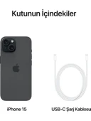 Apple iPhone 15 256 GB Siyah (APPLE TÜRKİYE GARANTİLİ) thumbnail 3