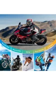 Q28 Motosiklet Kask Bluetooth Kulaklık 1080p Kamera Interkom Kulaklık Su Geçirmez Intercom thumbnail 3