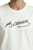 Klasik K. Atatürk İmzalı Minimalist Tasarım Premium Erkek Tişört thumbnail 7