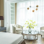 Yapay Çiçek Gelincik Çiçeği Yeşil Renk 3 Çiçek 1 Tomurcuk 59Cm thumbnail 7