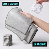 Technow  Telli Bulaşık Bezi Mutfak Banyo Bezi Kir Pas Sökücü Telli Temizlik Bezi 3 Adet thumbnail 9