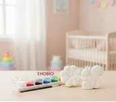 Ehobici Taş Boyama Seti Sincap Yaprak Kabak 6 Renk Akrilik Boya 5ml + Fırça thumbnail 2