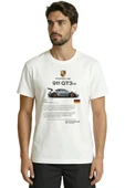 911 GT3 RS Spor Araba Baskılı Tasarım Premium Pamuk Erkek Tişört thumbnail 2