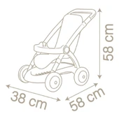 Smoby Baby Nurse Bebek Arabası Puseti thumbnail 3