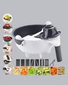 Çok Fonksiyonlu Döner Rende Süzgeç Hazneli Ergonomik Sebze Doğrayıcı thumbnail 3