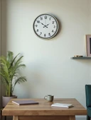 Zentime 36 Cm Krem Dekoratif Duvar Saati thumbnail 1