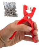 Yuvarlak Halkalı Kuş Gözü Pensesi 9.5 Mm - Bebek Elbise Çıtçıt Montaj Seti 100Lü thumbnail 1