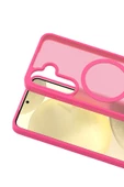 Fuchsia Samsung Galaxy S25 FE Jota Magsafe Uyumlu Kapak - Rose thumbnail 2