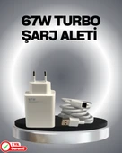67 Watt Güvenli Hızlı Şarj Adaptörü Samsung M31 M33 M51 Uyumlu thumbnail 1