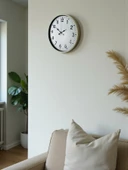 Zentime 36 Cm Krem Dekoratif Duvar Saati thumbnail 4