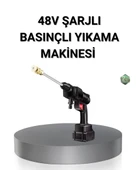 Kablosuz Basınçlı Yıkama Makinesi – 48V Güçlü Motor, 2 Pil ve Köpük Hazneli thumbnail 1