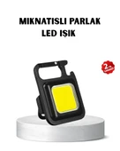 USB Type-C Şarjlı Mini Fener – Manyetik, Katlanabilir ve Şişe Açacaklı Tasarım thumbnail 1