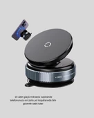 Mıknatıslı Araç Telefon Tutucu Vakum Teknolojili 360° Ayarlanabilir thumbnail 2