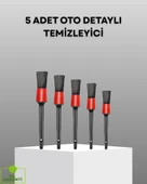 5 Parça Detay Temizlik Fırçası Seti Jant Motor Havalandırma İç Dış Temizlik thumbnail 1