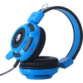 TNX EslifeTech26 F15 Kablolu Yoro Bilgisayar Ve Oyuncu Kulaklığı-Mavi thumbnail 1