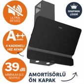 Ferre FlowArt&SilentArt REEL Sessiz Siyah Ankastre  Set ( D080-SA + QBL62CS + SC405-WFA Wok ) thumbnail 2