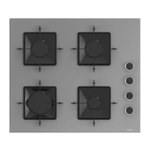 Ferre FryART&SteamART-SilentArt MOİ Sessiz Antrasit-Gri  Ankastre Set (D065-SA + QEP64CPR +SS208) thumbnail 5