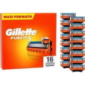 Gillette Fusion5 Manuel Erkekler Için Yedek Tıraş Bıçakları, 16 Yedek Tıraş Bıçak thumbnail 1