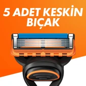 Gillette Fusion5 Manuel Erkekler Için Yedek Tıraş Bıçakları, 16 Yedek Tıraş Bıçak thumbnail 5