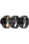 HainoTeko RW-58 Siyah AMOLED Ekran Akıllı Saat Su Geçirmez BT Aramalı + 3'lü Kordon thumbnail 1
