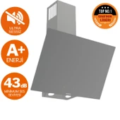 Ferre FryArt & SilentArt LASE Yeni Seri Sessiz Antrasit Gri Ankastre Set (D079-SA+ QEP63CPR +SS208) thumbnail 2