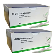 Bd Vacutainer Eclipse Kan Alma Iğne Ucu 21g X1-1/40.8 X 32mm 48 Adet (2 KUTU) thumbnail 1