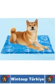 Evcil Hayvan Kolay Temizlenir Hafif Kaymaz Özel Jel Dolgulu Kedi Köpek Soğutucu Yatak Mat 50 X 65 Cm thumbnail 2