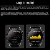 GT Watch 11 PRO Erkek Klasik Akıllı Saat AMOLED Sesli Görüşme NFC Android iPhone Huawei Uyumlu 8,9,10 thumbnail 3