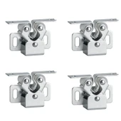 Kelebek Çıt Çıt Dolap 4 Adet Kapak Tutucu Kapı Kilidi Güçlü Tutuş Paslanmaz Dayanıklı 4 Adet Set thumbnail 1