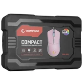 Rampage SMX-R21 COMPACT Usb Pembe/Gri RGB Işıklı+Macro 7200dpi / 1000hz Gaming Oyuncu Mouse Rampage thumbnail 7