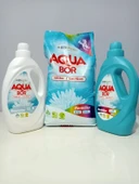 AQUA BOR DOĞAL  MİNERALLİ SIVI DETERJAN 66 YIKAMA TOZ DETERJAN 40 YIKAMA thumbnail 1