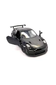 Siyah Çek Bırak Porsche 911 Gt2 Rs Oyuncak Araba thumbnail 2