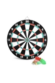 Dart Oyun Seti Çift Taraflı 35,5 Cm 6 Adet Ok thumbnail 1