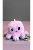 Mod Değiştiren İkiyüzlü Ahtapot Peluş Oyuncak Anahtarlık Hediyelik Uyku Arkadaşı 11 CM thumbnail 2