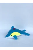 30 Cm Peluş Yunus Balığı - Kapı Süsü - Araba Aksesuar thumbnail 2