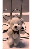 Sevimli Göbekli Oyuncak Peluş Ayıcık Anahtarlık Uyku Arkadaşı Hediyelik 9 CM thumbnail 1