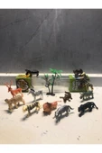 Vahşi Yırtıcı Doğa Hayvanları Oyuncak 13’lü Karakter Figür Set Animal Planet thumbnail 1