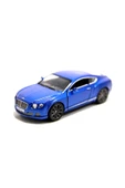 Bentley Continental GT Speed 2012 1:38 Mavi Çek Bırak Model Araba thumbnail 1