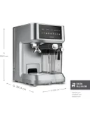 Karaca Mycaffe Barista S10 Entegre Süt Hazneli Otomatik Espresso Latte ve Cappuccino Mak. Galaxygrey thumbnail 10