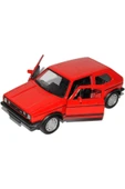 Volkswagen Golf GTi MK1 Klasik Araba 1:34 Ölçek Model Açılış Kapıları Lisanslı Ürün Kırmızı thumbnail 2