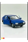 Welly 1:36 Skoda Favorit Çek Bırak Model Metal Araba Egitici Oyuncaklar Erkek Cocuk Oyuncak thumbnail 3