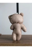 Sevimli Ayıcık Peluş Oyuncak Anahtarlık Uyku Arkadaşı Hediyelik 12 CM thumbnail 2