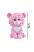 Peluş Leopar Oyuncak 17 Cm Pembe 3382 thumbnail 2