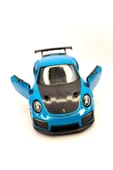 Turkuaz Çek Bırak Porsche 911 Gt2 Rs Oyuncak Araba thumbnail 3